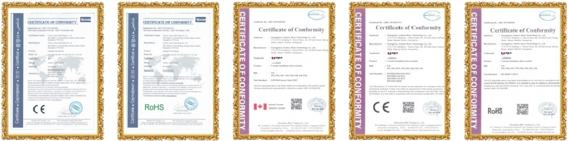 Mailujie certifications